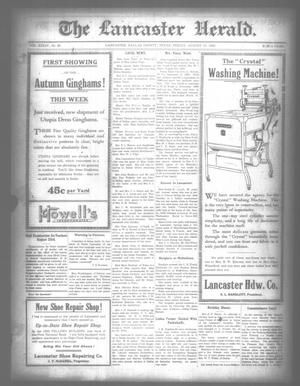 The Lancaster Herald. (Lancaster, Tex.), Vol. 34, No. 30, Ed. 1 Friday, August 13, 1920