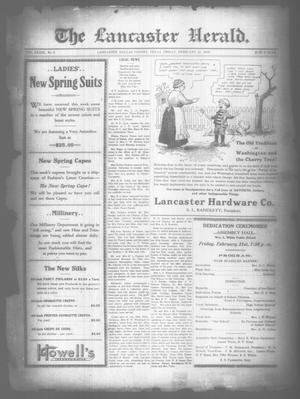 The Lancaster Herald. (Lancaster, Tex.), Vol. 33, No. 5, Ed. 1 Friday, February 21, 1919