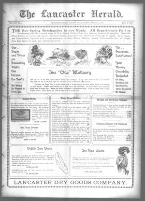 Primary view of object titled 'The Lancaster Herald. (Lancaster, Tex.), Vol. 25, No. 9, Ed. 1 Friday, March 31, 1911'.