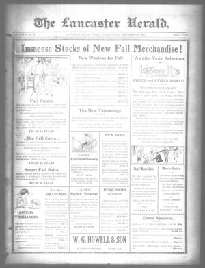 The Lancaster Herald. (Lancaster, Tex.), Vol. 36, No. 36, Ed. 1 Friday, September 22, 1922
