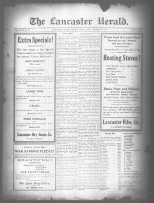The Lancaster Herald. (Lancaster, Tex.), Vol. 32, No. 40, Ed. 1 Friday, October 25, 1918