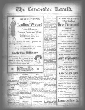 The Lancaster Herald. (Lancaster, Tex.), Vol. 34, No. 34, Ed. 1 Friday, September 10, 1920