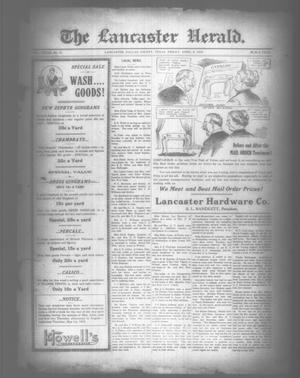 The Lancaster Herald. (Lancaster, Tex.), Vol. 33, No. 11, Ed. 1 Friday, April 4, 1919