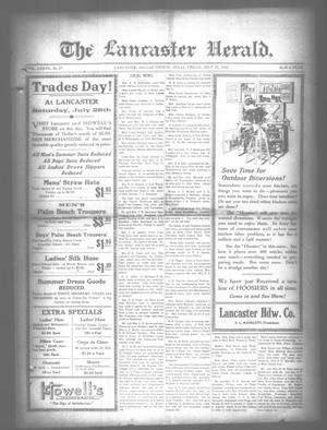 The Lancaster Herald. (Lancaster, Tex.), Vol. 37, No. 27, Ed. 1 Friday, July 27, 1923