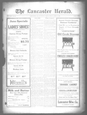 Primary view of The Lancaster Herald. (Lancaster, Tex.), Vol. 35, No. 22, Ed. 1 Friday, June 17, 1921