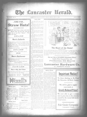 Primary view of object titled 'The Lancaster Herald. (Lancaster, Tex.), Vol. 35, No. 16, Ed. 1 Friday, May 6, 1921'.