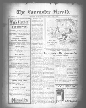 Primary view of object titled 'The Lancaster Herald. (Lancaster, Tex.), Vol. 33, No. 20, Ed. 1 Friday, June 6, 1919'.