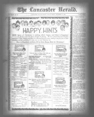 The Lancaster Herald. (Lancaster, Tex.), Vol. 34, No. 48, Ed. 1 Friday, December 17, 1920