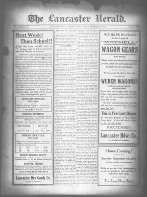 The Lancaster Herald. (Lancaster, Tex.), Vol. 32, No. 33, Ed. 1 Friday, September 6, 1918