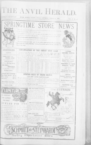 The Anvil Herald. (Hondo, Tex.), Vol. 19, No. 30, Ed. 1 Saturday, March 11, 1905