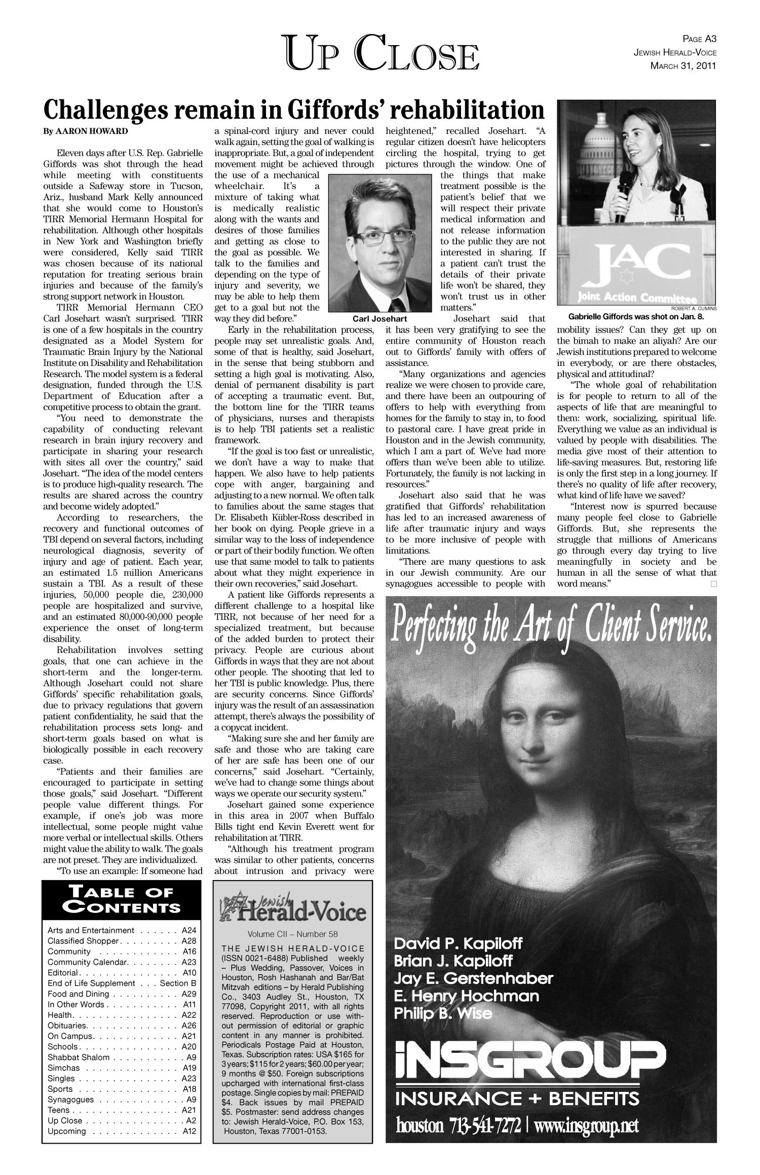 Jewish Herald-Voice (Houston, Tex.), Vol. 102, No. 58, Ed. 1 Thursday, March 31, 2011
                                                
                                                    [Sequence #]: 3 of 40
                                                