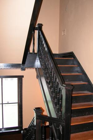 Jeff Davis County Courthouse, detail of stairway