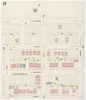 Primary view of object titled 'El Paso 1908 Sheet 19'.