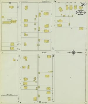 Primary view of object titled 'Wichita Falls 1912 Sheet 20'.