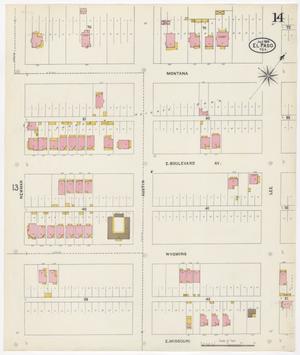Primary view of object titled 'El Paso 1905 Sheet 14'.