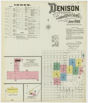 Denison 1892 Sheet 1