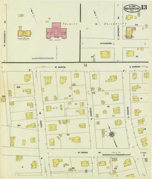 Primary view of object titled 'Waxahachie 1909 Sheet 13'.