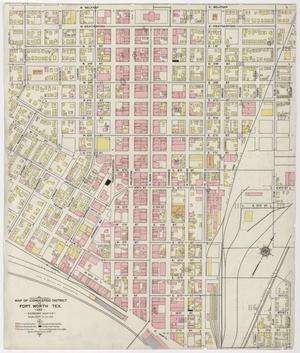 Fort Worth 1910 - Congested District