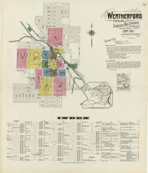 Primary view of object titled 'Weatherford 1921 Sheet 1'.