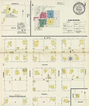 Primary view of object titled 'Troup 1909 Sheet 1'.
