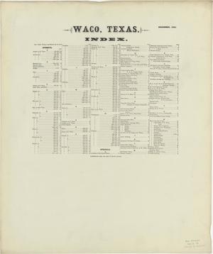 Waco 1893 - Index