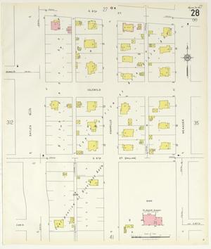 Primary view of object titled 'Abilene 1929 Sheet 28'.