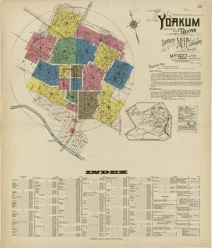 Primary view of object titled 'Yoakum 1922 Sheet 1'.