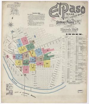 El Paso 1893 Sheet 1