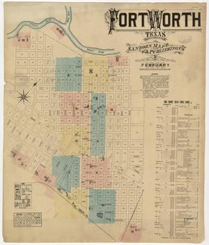 Fort Worth 1885 Sheet 1
