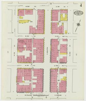 Primary view of object titled 'Corsicana 1921 Sheet 4'.