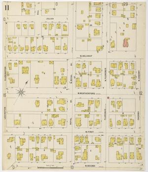 Primary view of object titled 'Fort Worth 1898 Sheet 11'.