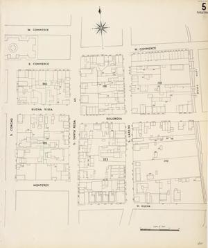 San Antonio 1904 Sheet 5 (Skeleton Map)