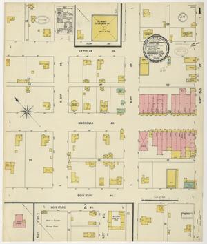 Hubbard City 1898 Sheet 1
