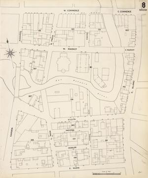 San Antonio 1904 Sheet 8 (Skeleton Map)