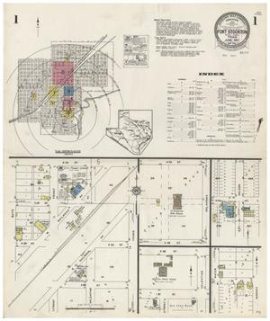 Primary view of object titled 'Fort Stockton 1927 Sheet 1'.