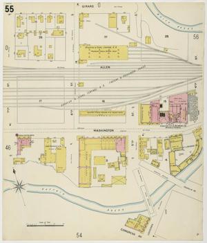 Primary view of object titled 'Houston 1896 Sheet 55'.