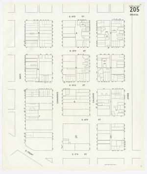 Fort Worth 1926 Vol 2 Sheet 205 (Skeleton Map)