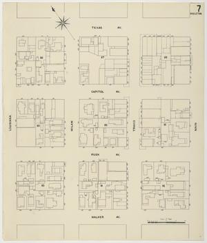 Primary view of object titled 'Houston 1907 Vol. 1 Sheet 7 (Skeleton Map)'.