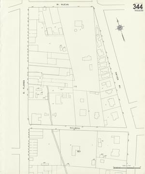 San Antonio 1912 Sheet 344 (Skeleton Map)