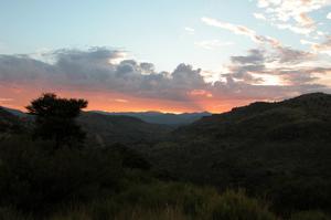 Davis Mountains State Park, sunset from Skyline Drive