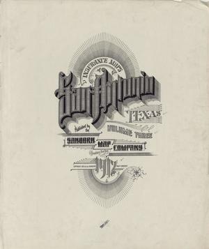 San Antonio 1912, Volume Three - Title Page