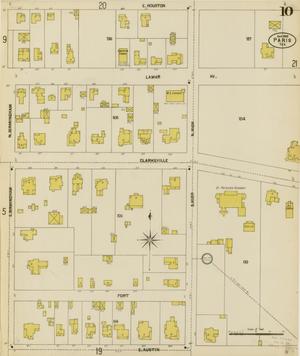 Primary view of object titled 'Paris 1902 Sheet 10'.