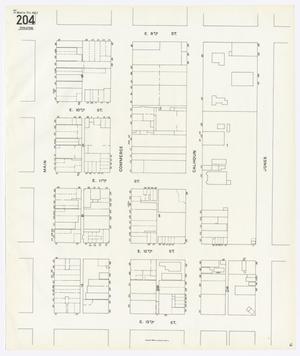 Fort Worth 1926 Vol 2 Sheet 204 (Skeleton Map)