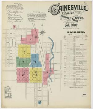 Gainesville 1892 Sheet 1