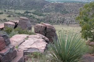 Davis Mountains State Park, view from overlook on Skyline Drive