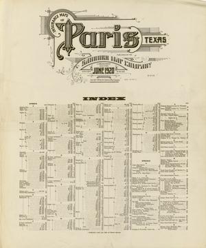 Paris 1920 - Index