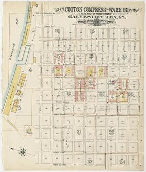 Galveston 1899 - Cotton Compress and Warehouse District