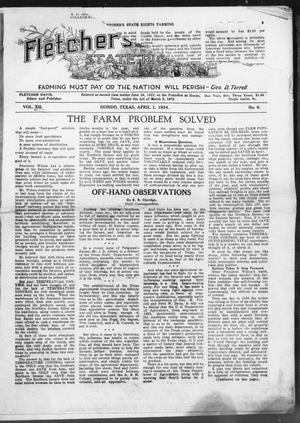 Fletcher's State Rights Farming. (Hondo, Tex.), Vol. 12, No. 9, Ed. 1 Sunday, April 1, 1934