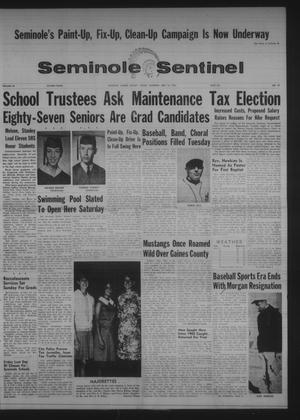 Seminole Sentinel (Seminole, Tex.), Vol. 60, No. 27, Ed. 1 Thursday, May 18, 1967