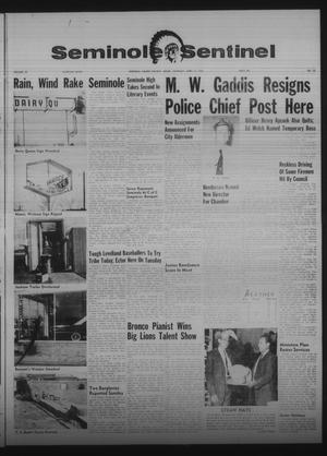 Seminole Sentinel (Seminole, Tex.), Vol. 58, No. 22, Ed. 1 Thursday, April 15, 1965